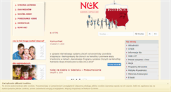 Desktop Screenshot of nck.gov.pl