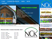 Tablet Screenshot of nck.sk